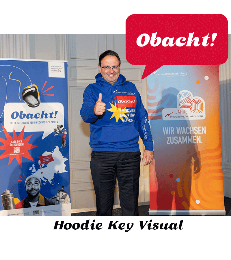 Hoodie Design Obacht Staatsempfang